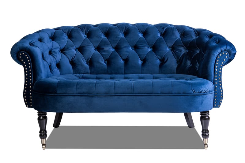 Chesterfield Ludo Soffa 2-sits Blå - Möbler - Vardagsrum - Soffor - 2-sits soffor