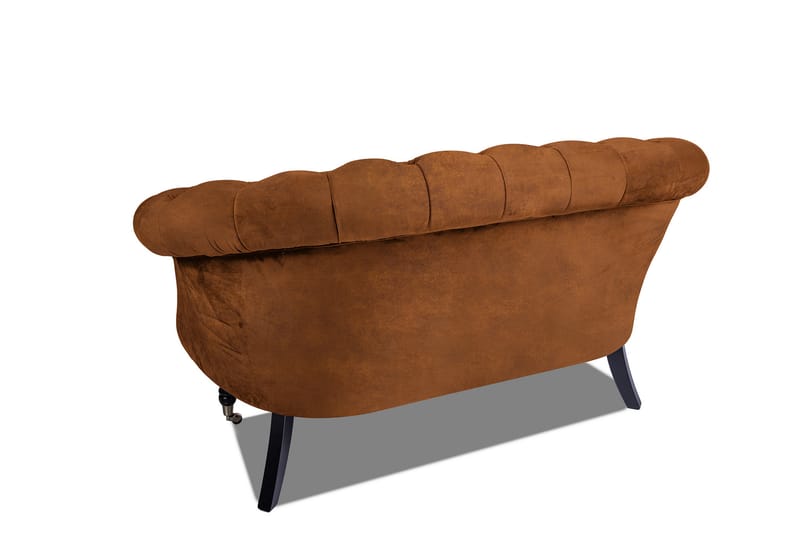 Chesterfield Ludo Soffa 2-sits Cognac - 2-sits soffor - Sammetssoffor - chesterfield soffor