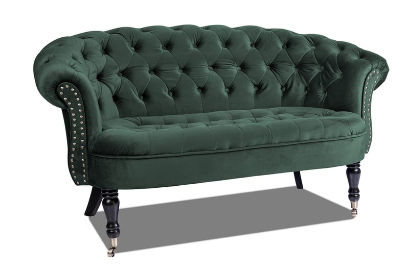 Chesterfield Ludo Soffa 2-sits Mörkgrön - Möbler - Vardagsrum - Soffor - 2-sits soffor