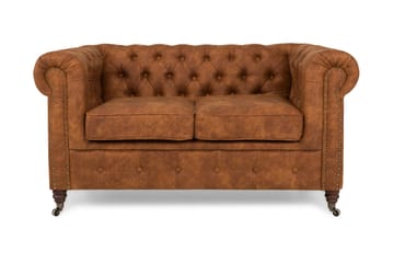 CHESTERFIELD LUX 2-sits Soffa Cognac