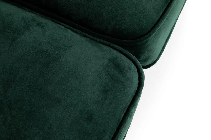 Chesterfield Lyx 2-sits Liten sammetssoffa - Djup soffa 160 cm bred - Grön - Möbler - Vardagsrum - Soffor - 2-sits soffor