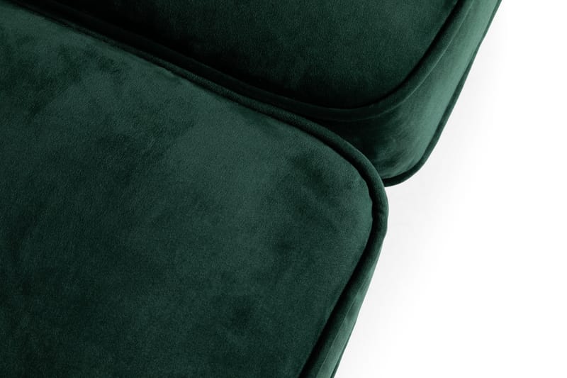 Chesterfield Lyx 2-sits Liten sammetssoffa - Djup soffa 160 cm bred - Mörkgrön - Möbler - Vardagsrum - Soffor - 2-sits soffor