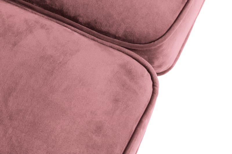 Chesterfield Lyx Sammetssoffa 2-sits - Rostrosa - Möbler - Vardagsrum - Soffor - 2-sits soffor