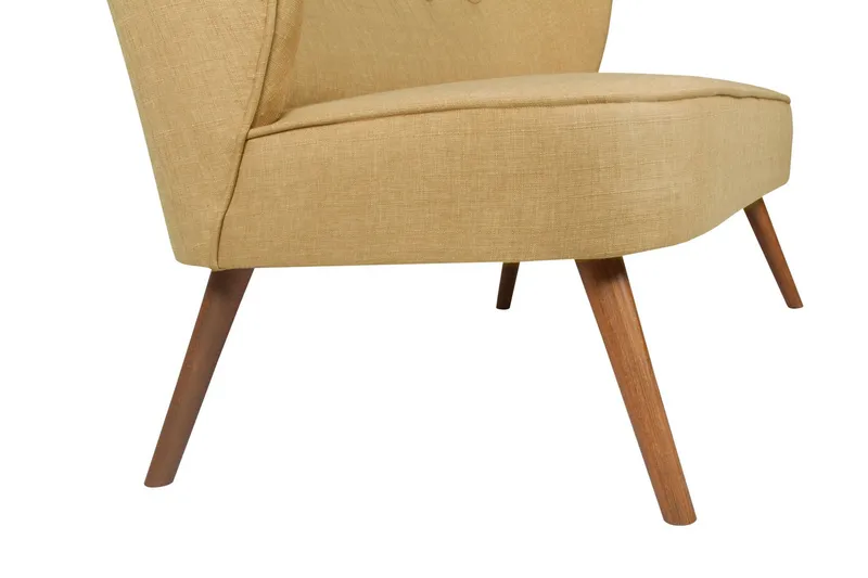 Clivocast 2-Sits Soffa - Gul - Möbler - Vardagsrum - Soffor - 2-sits soffor