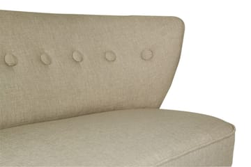 Clivocast Djup 2-sits Soffa i Tyg med Träben - Grå - Möbler - Vardagsrum - Soffor - 2-sits soffor