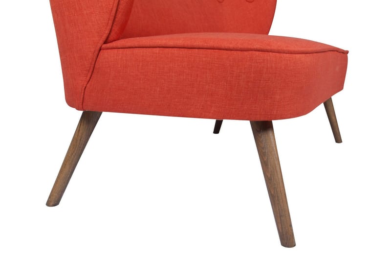 Clivocast Djup 2-sits Soffa i Tyg med Träben - Röd - Möbler - Vardagsrum - Soffor - 2-sits soffor