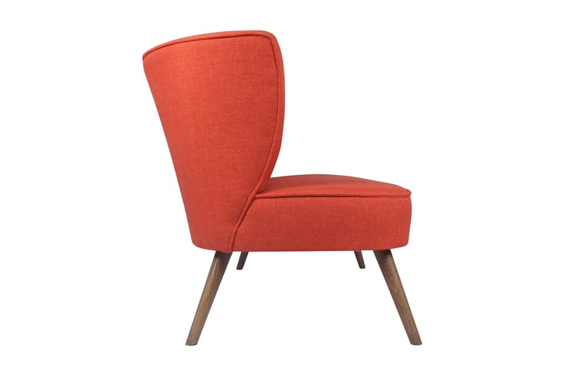 Clivocast Djup 2-sits Soffa i Tyg med Träben - Röd - Möbler - Vardagsrum - Soffor - 2-sits soffor