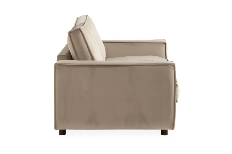 Cloudia Sammetssoffa 2-sits - Beige - Möbler - Vardagsrum - Soffor - 2-sits soffor
