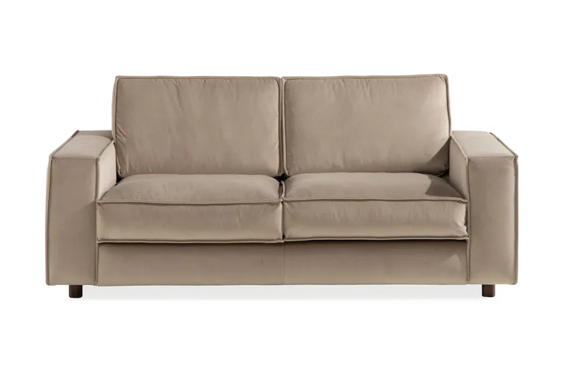 Cloudia Sammetssoffa 2-sits, Beige