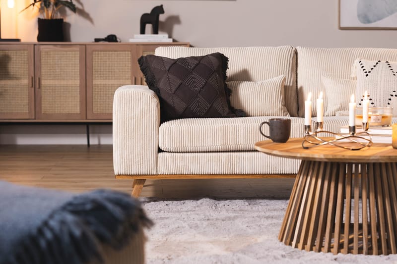 Copenhagen 2-sits Manchestersoffa - Beige - Möbler - Vardagsrum - Soffor - 2-sits soffor