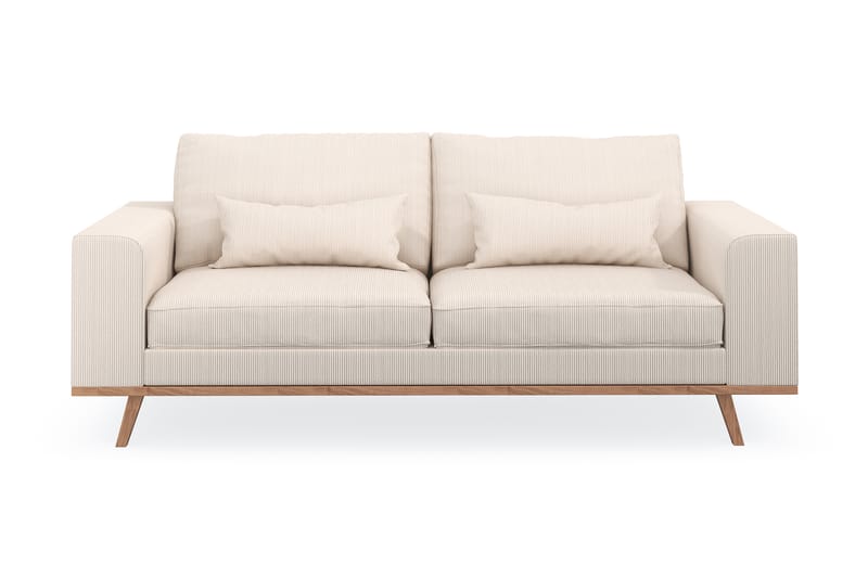 Copenhagen 2-sits Manchestersoffa - Beige - Möbler - Vardagsrum - Soffor - 2-sits soffor