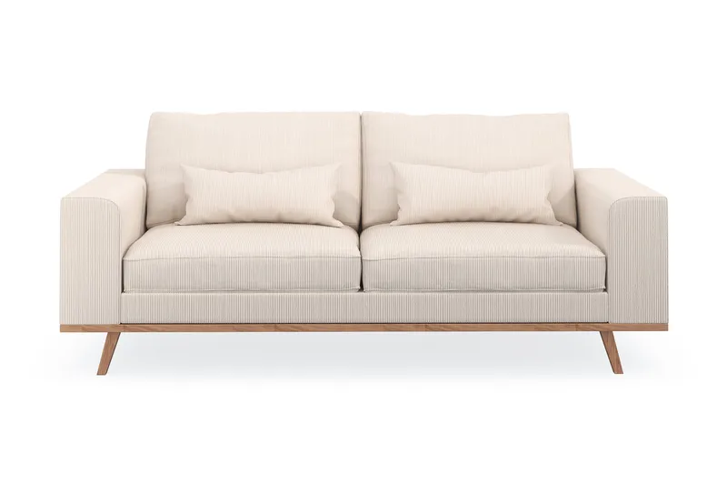 Copenhagen 2-sits Manchestersoffa - Beige - Möbler - Vardagsrum - Soffor - 2-sits soffor
