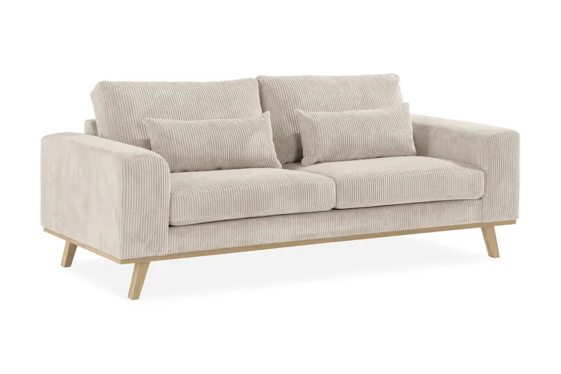 Copenhagen 2-sits Manchestersoffa - Beige - Möbler - Vardagsrum - Soffor - 2-sits soffor