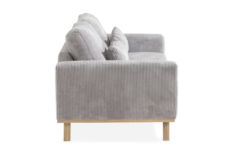 Copenhagen 2-sits Manchestersoffa - Ljusgrå - Möbler - Vardagsrum - Soffor - 2-sits soffor