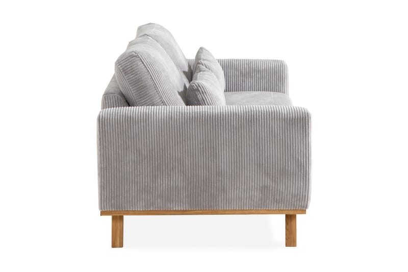 Copenhagen 2-sits Manchestersoffa - Ljusgrå - Möbler - Vardagsrum - Soffor - 2-sits soffor