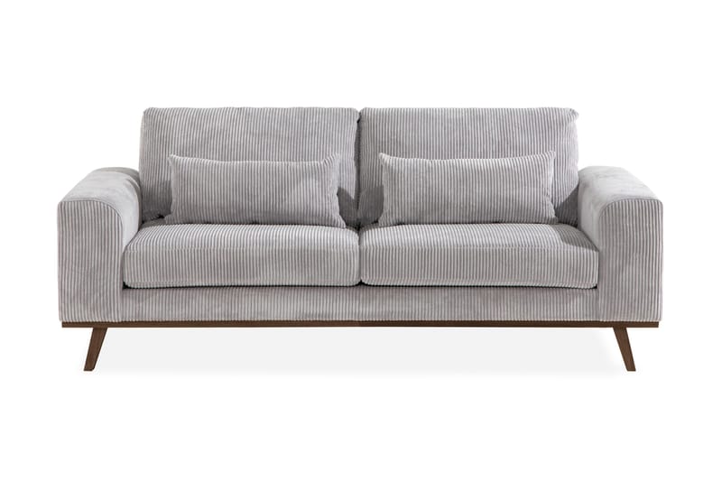 Copenhagen 2-sits Manchestersoffa - Ljusgrå - Möbler - Vardagsrum - Soffor - 2-sits soffor