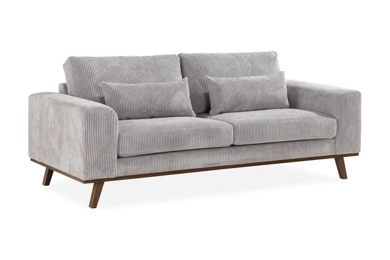 Copenhagen 2-sits Manchestersoffa - Ljusgrå - Möbler - Vardagsrum - Soffor - 2-sits soffor