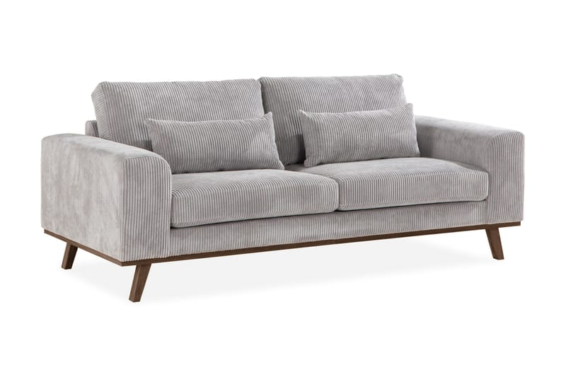 Copenhagen 2-sits Manchestersoffa - Ljusgrå - Möbler - Vardagsrum - Soffor - 2-sits soffor