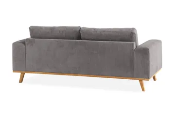 Copenhagen 2-sits Manchestersoffa - Mörkgrå - Möbler - Vardagsrum - Soffor - 2-sits soffor