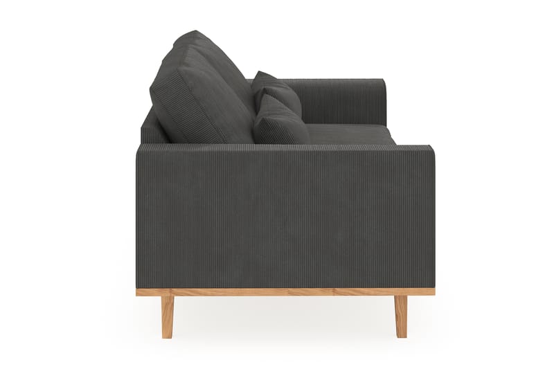 Copenhagen 2-sits Manchestersoffa - Mörkgrå - Möbler - Vardagsrum - Soffor - 2-sits soffor