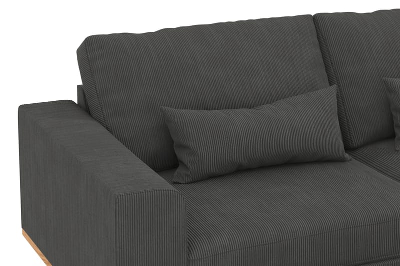 Copenhagen 2-sits Manchestersoffa - Mörkgrå - Möbler - Vardagsrum - Soffor - 2-sits soffor