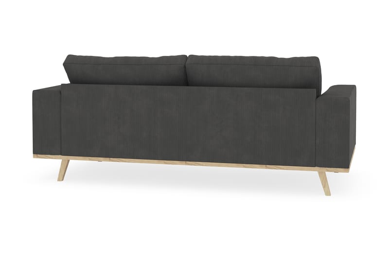 Copenhagen 2-sits Manchestersoffa - Mörkgrå - Möbler - Vardagsrum - Soffor - 2-sits soffor