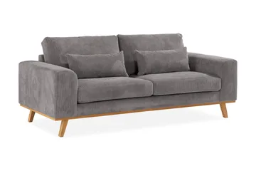 Copenhagen 2-sits Manchestersoffa - Mörkgrå - Möbler - Vardagsrum - Soffor - 2-sits soffor