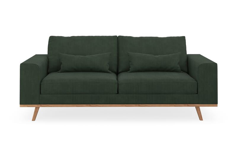 Copenhagen 2-sits Manchestersoffa - Mörkgrön - Möbler - Vardagsrum - Soffor - 2-sits soffor