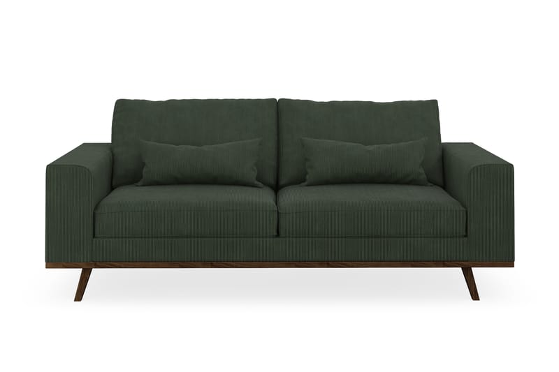 Copenhagen 2-sits Manchestersoffa - Mörkgrön - Möbler - Vardagsrum - Soffor - 2-sits soffor
