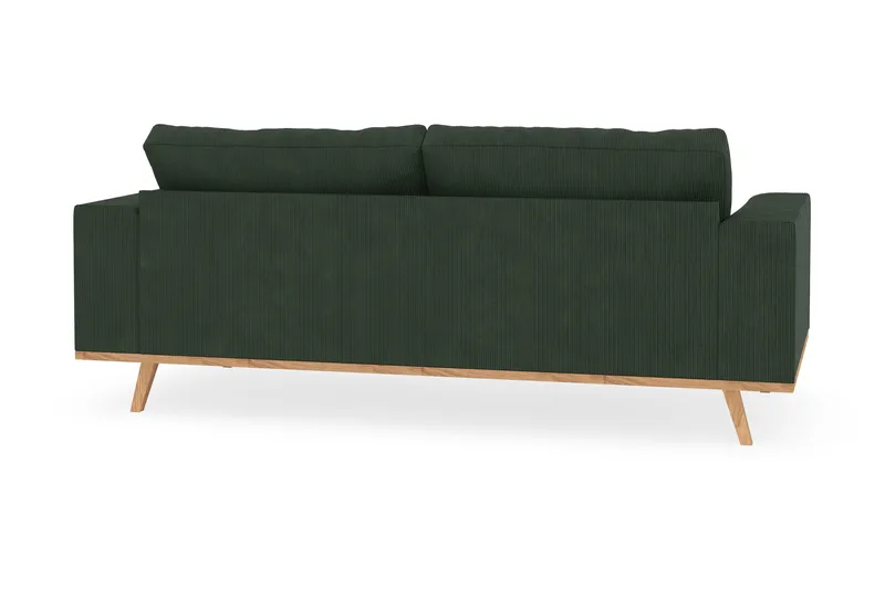 Copenhagen 2-sits Manchestersoffa - Mörkgrön - Möbler - Vardagsrum - Soffor - 2-sits soffor