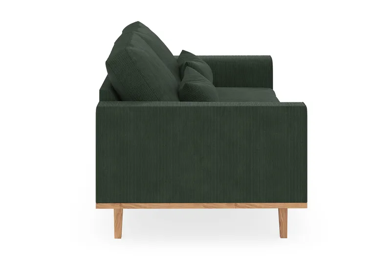 Copenhagen 2-sits Manchestersoffa - Mörkgrön - Möbler - Vardagsrum - Soffor - 2-sits soffor