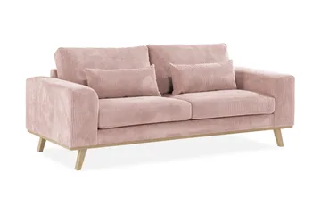 Copenhagen 2-sits Manchestersoffa - Rosa - Möbler - Vardagsrum - Soffor - 2-sits soffor