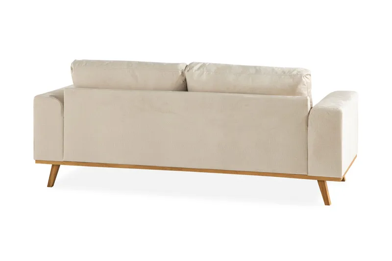Copenhagen 2-sits Sammetssoffa - Beige - Möbler - Vardagsrum - Soffor - 2-sits soffor