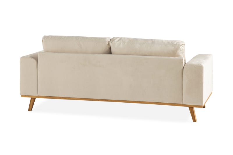 Copenhagen 2-sits Sammetssoffa - Beige - Möbler - Vardagsrum - Soffor - 2-sits soffor
