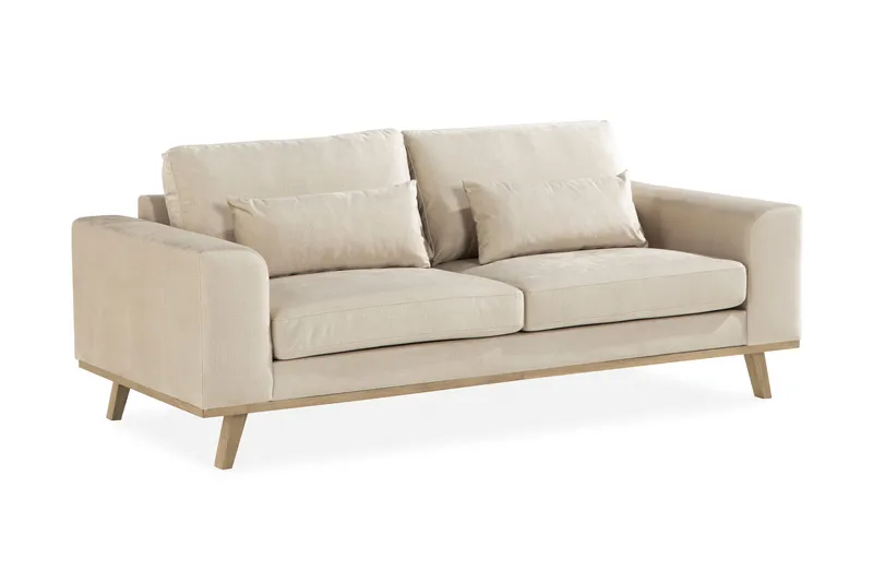 Copenhagen 2-sits Sammetssoffa - Beige - Möbler - Vardagsrum - Soffor - 2-sits soffor