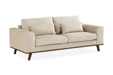 Copenhagen 2-sits Sammetssoffa - Beige - Möbler - Vardagsrum - Soffor - 2-sits soffor
