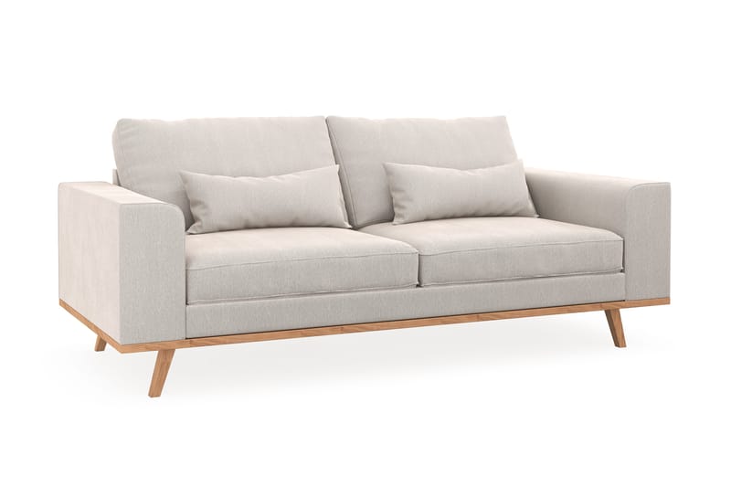 Copenhagen 2-sits Sammetssoffa - Krämvit - Möbler - Vardagsrum - Soffor - 2-sits soffor
