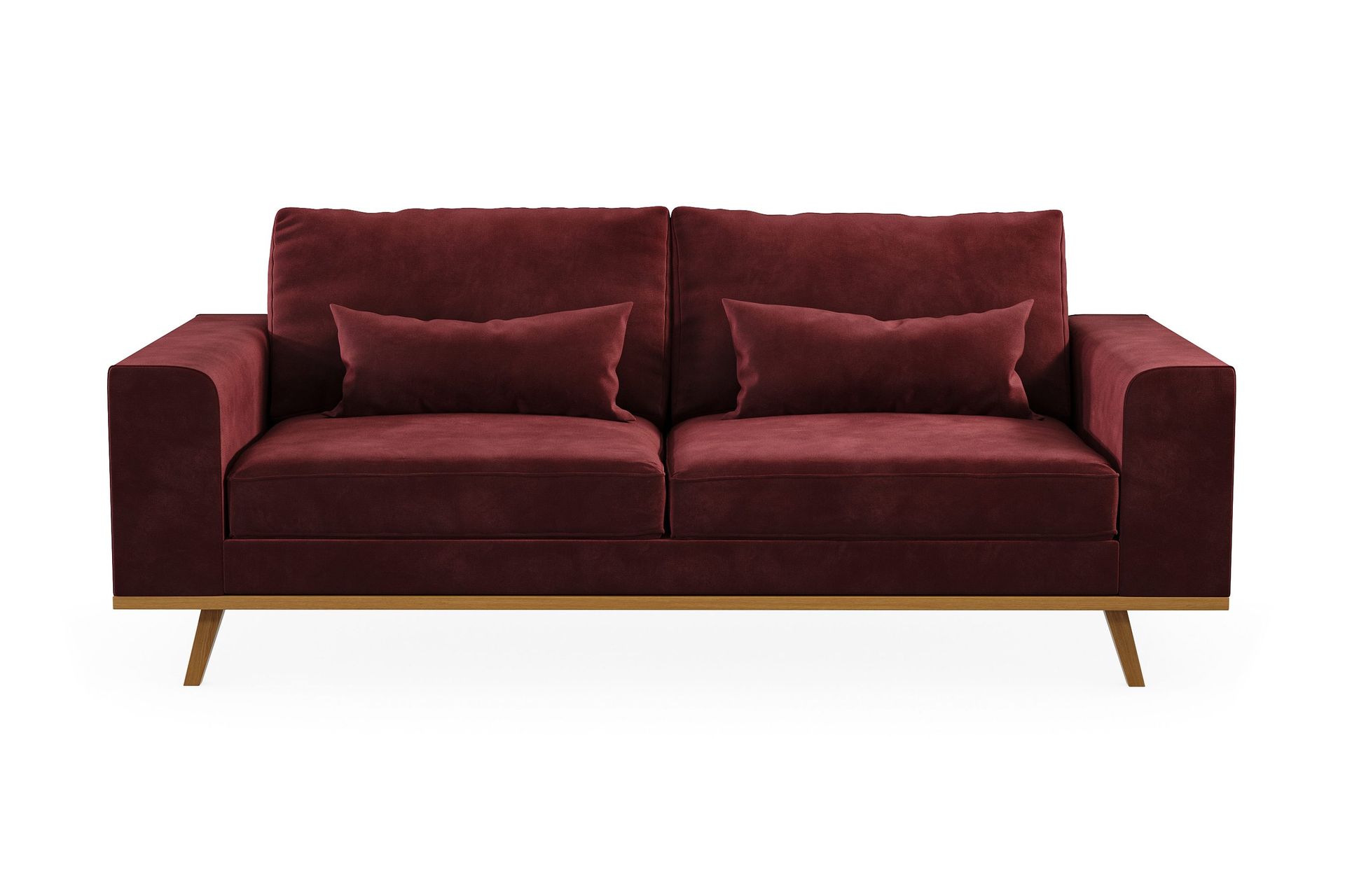 copenhagen 2-sits sammetssoffa - lila