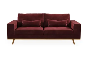 Copenhagen 2-sits Sammetssoffa