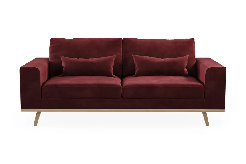 Copenhagen 2-sits Sammetssoffa - Lila - Möbler - Vardagsrum - Soffor - 2-sits soffor