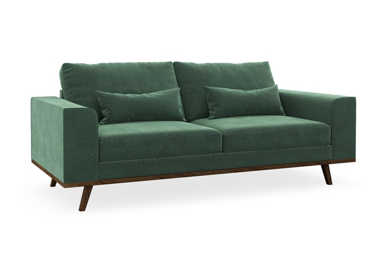 Copenhagen 2-sits Sammetssoffa - Mörkgrön - Möbler - Vardagsrum - Soffor - 2-sits soffor