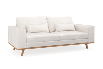 Copenhagen 2-sits Soffa i Bouclé - Vit - Möbler - Vardagsrum - Soffor - 2-sits soffor