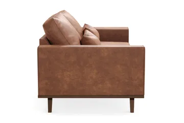Copenhagen 2-sits Soffa i Konstläder - Brun - Möbler - Vardagsrum - Soffor - Skinnsoffor