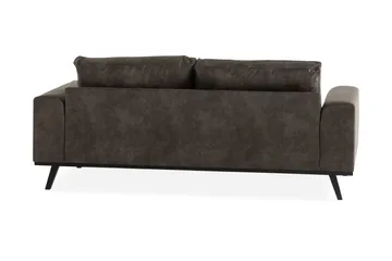 Copenhagen 2-sits Soffa i Konstläder - Mörkgrå - Möbler - Vardagsrum - Soffor - 2-sits soffor