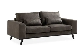 Copenhagen 2-sits Soffa i Konstläder - Mörkgrå - Möbler - Vardagsrum - Soffor - 2-sits soffor