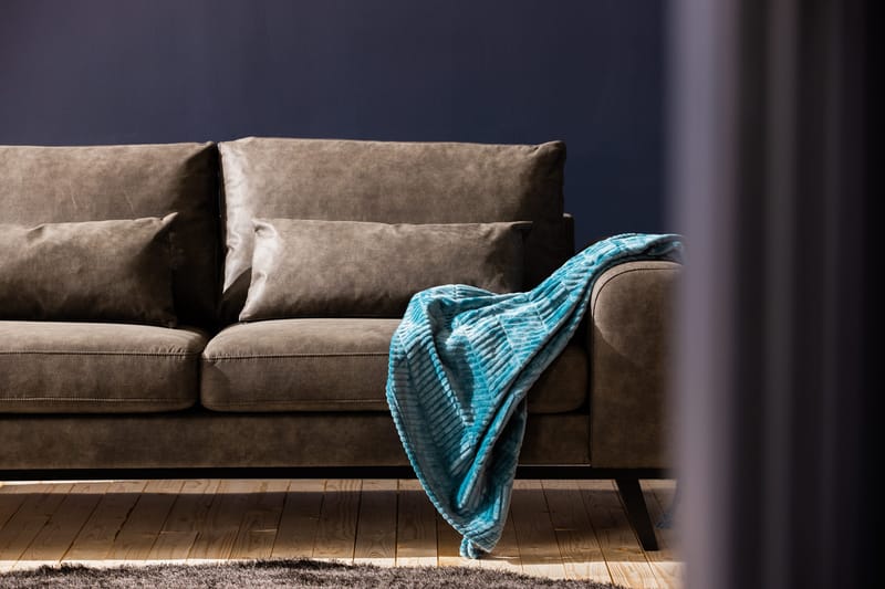 Copenhagen 2-sits Soffa i Konstläder - Mörkgrå - Möbler - Vardagsrum - Soffor - 2-sits soffor