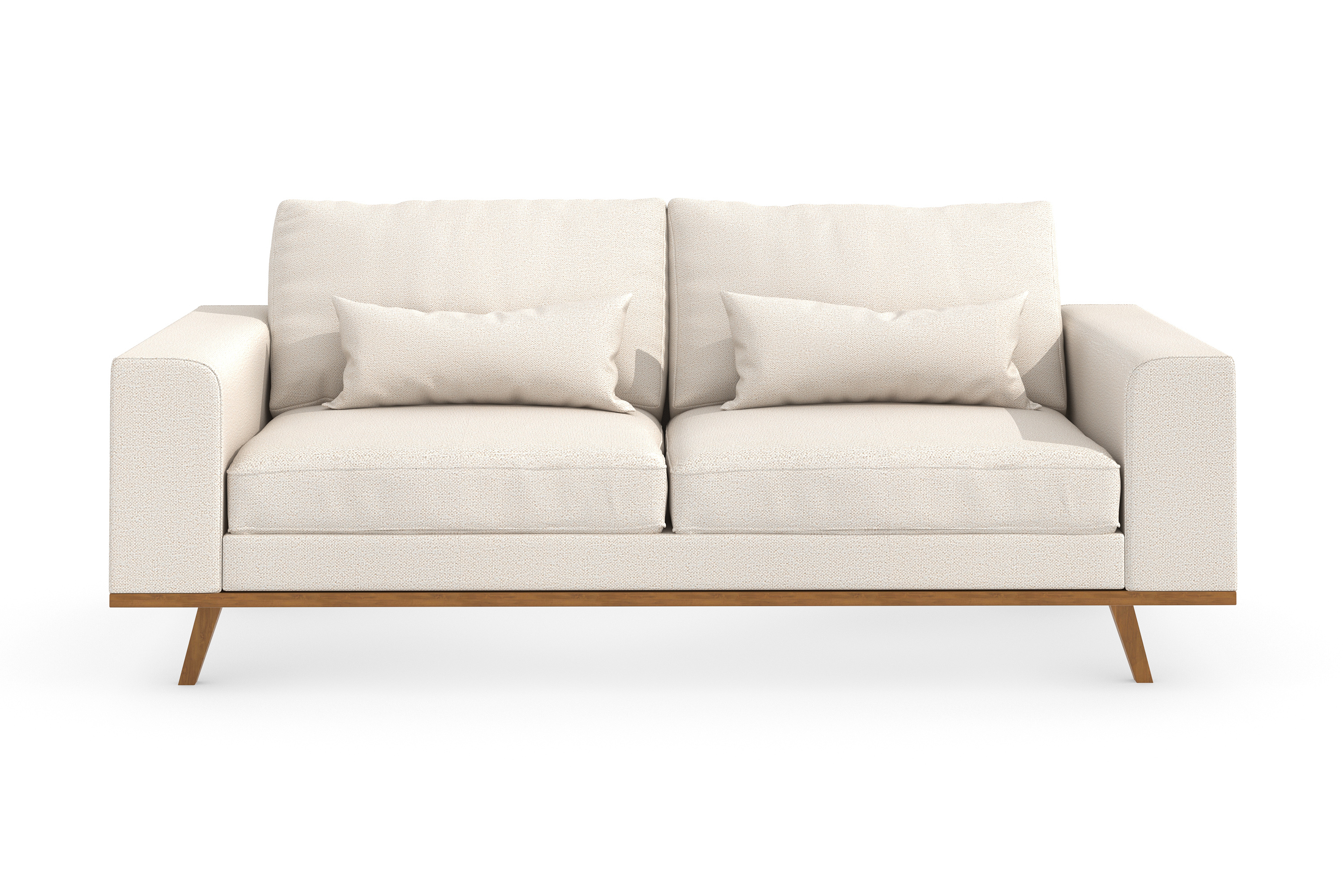 copenhagen 2-sits tygsoffa - beige