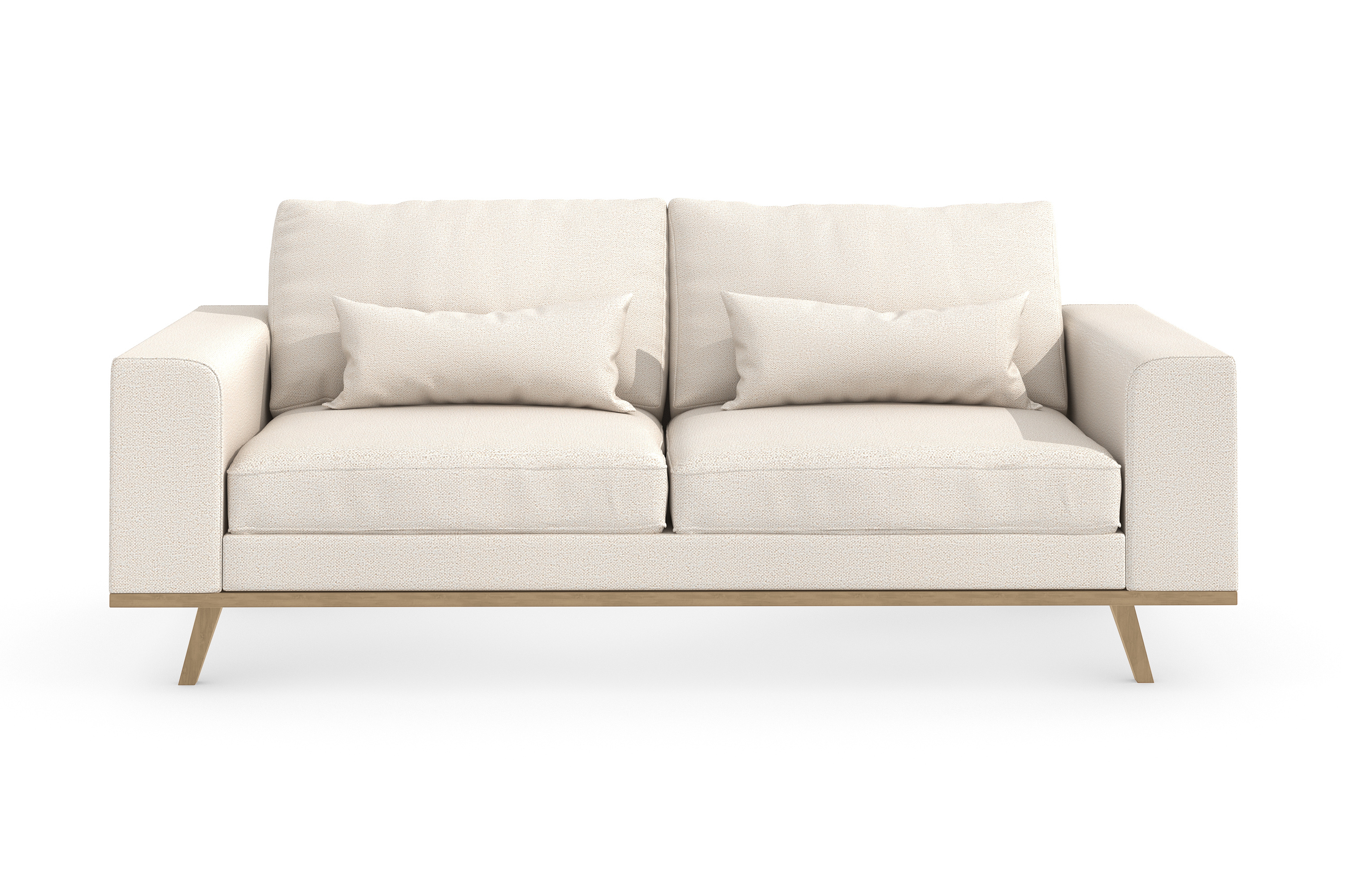 copenhagen 2-sits tygsoffa - beige