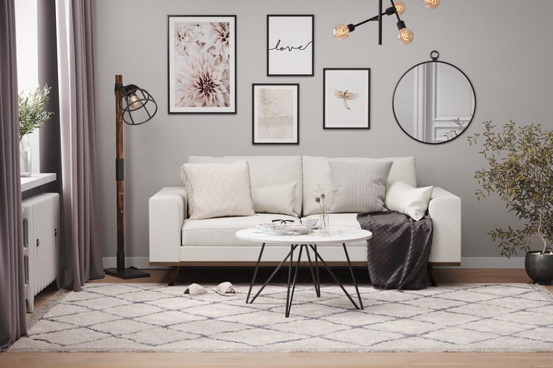 Copenhagen 2-sits Tygsoffa - Beige - Möbler - Vardagsrum - Soffor - 2-sits soffor