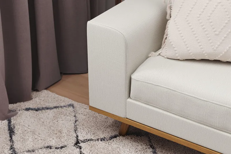 Copenhagen 2-sits Tygsoffa - Beige - Möbler - Vardagsrum - Soffor - 2-sits soffor